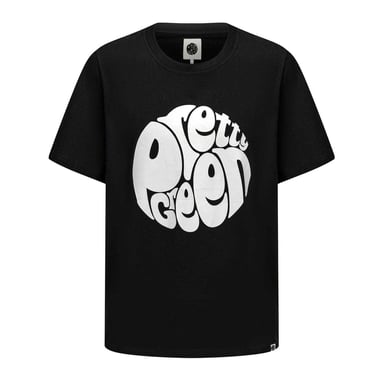 Pretty Green Mens Logo Cotton T-Shirt (Black)