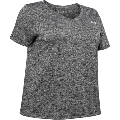 Under Armour Womens/Ladies Twist V Neck Loose Fit T-Shirt (Black)