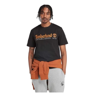 Timberland Mens Heritage Cotton T-Shirt (Black/White)