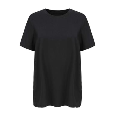 Slazenger Womens/Ladies Crossover Hem Training T-Shirt (Black)