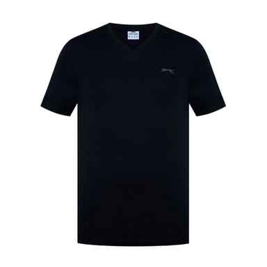 Slazenger Mens Embroidered Logo Cotton T-Shirt (Black)