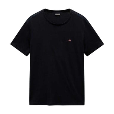 Napapijri Mens Salis Logo Short-Sleeved T-Shirt (Black)