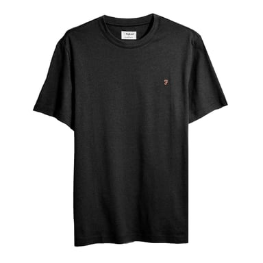 Farah Mens Logo Regular T-Shirt (Black)