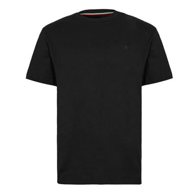 Replay Mens Tonal Logo Jersey Crew Neck T-Shirt (Black)