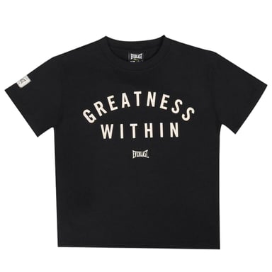 Everlast Childrens/Kids Lettering Crew Neck Oversized T-Shirt (Black/White)