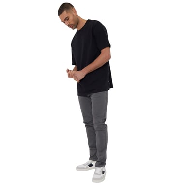 Threadbare Mens Ambrose Crew Neck T-Shirt (Black)