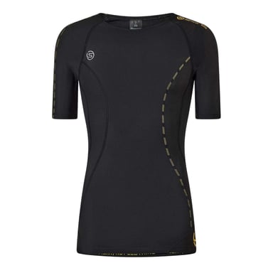 Skins Mens Short-Sleeved Compression Shirt (Black)