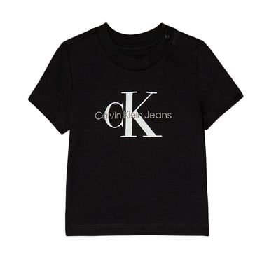 Calvin Klein Baby Monogram Regular T-Shirt (Black)