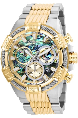 Invicta Bolt 26540 Men's Watch - Quartz Movement - Stainless Steel with Pearl Dial - 51 mm
