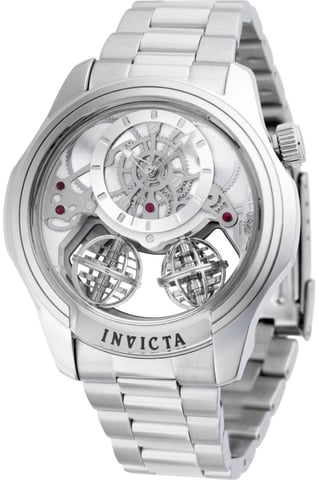 Invicta Specialty 50123 Men's Watch - Quartz Movement - Stainless Steel with Silver Dial - 46 mm