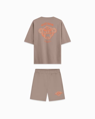 Black Bananas Sketch Twinset, Brown