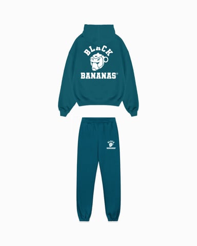 Black Bananas Kids Varsity Sweatsuit, Green