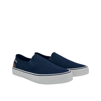 Bench Dalton Canvas Slip On Men's Navy Trainers