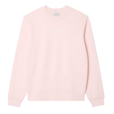 Lacoste Unisex Adult Logo Fleece Sweatshirt (Pink)
