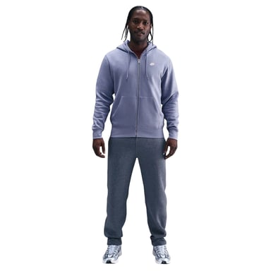 Nike Mens Sportswear Club Full Zip Hoodie (Indigo)