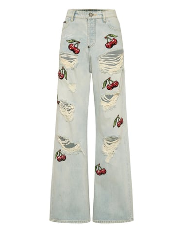 Jeans Skater Fit Cherries