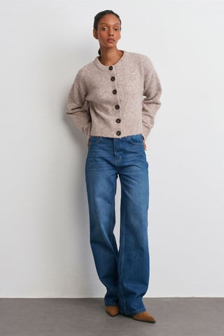 Mid-Waist Flare Denim Jeans