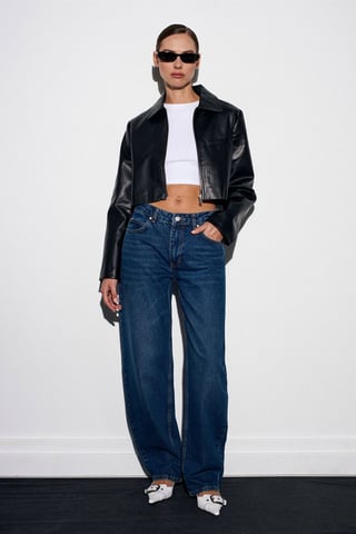 Women’s Low-Waist Wide-Leg Jeans