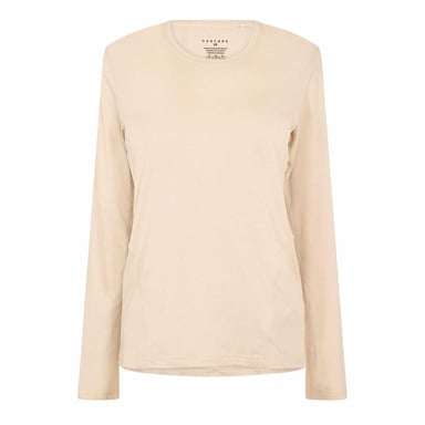 Castore Womens/Ladies Movement Long-Sleeved T-Shirt (Beige)