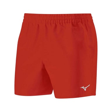 Mizuno Childrens/Kids Authentic Logo Shorts (Red)
