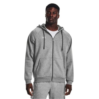 Under Armour Mens Rival Fleece Full Zip Hoodie (Carbon)