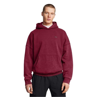 Under Armour Mens Relaxed Fit Drop Sleeve Hoodie (Red)