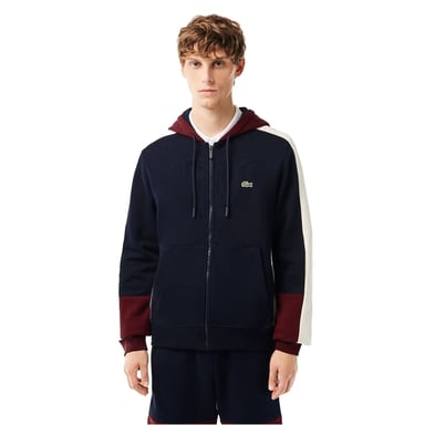 Lacoste Mens Full Zip Hoodie (Navy)