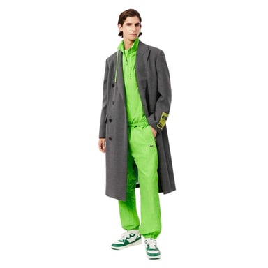 Lacoste Mens Woven Tracksuit Bottoms (Lime Green)