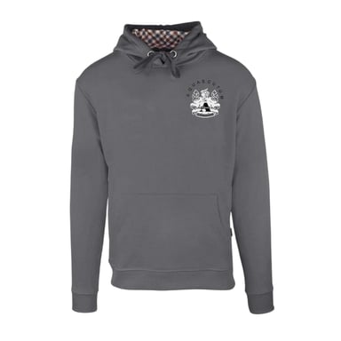 Aquascutum Mens Emblem Hoodie (Antracite)
