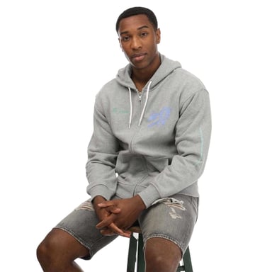 Levis Mens Graphic Full Zip Hoodie (Grey)