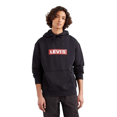Levis Mens Graphic Relaxed Fit Hoodie (Black)