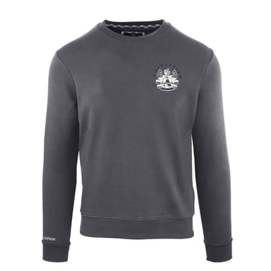 Aquascutum Mens Round Neck Sweatshirt (Antracite)
