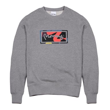Money Unisex Adult Vice Embroidered Logo Sweatshirt (Grey Melange)