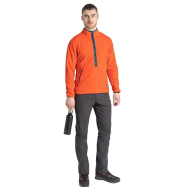 Craghoppers Mens Mock Neck Regular Sweatshirt (Macaw Red)