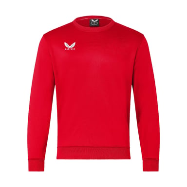 Castore Mens Crew Neck Sweatshirt (True Red)