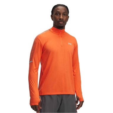 Under Armour Mens Technical Long-Sleeved Running Sweatshirt (Orange)