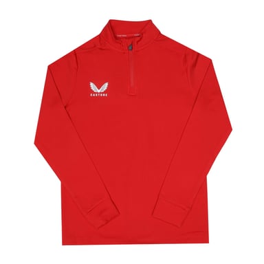 Castore Childrens/Kids Adapt Quarter Zip Sweatshirt (Red)