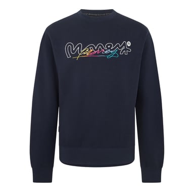 Money Mens Chop Vice Crew Neck Sweatshirt (Navy)