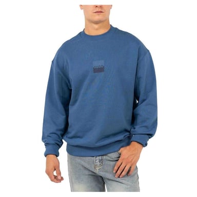 Hugo Mens Logo Drop Shoulder Regular Sweatshirt (Medium Blue)