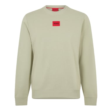 Hugo Mens Diragol Crew Neck Sweatshirt (Khaki Green)