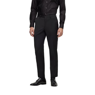 Boss Mens Leon Straight Leg Trousers (Black)