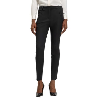 Boss Womens/Ladies Anaita Slim Trousers (Black)