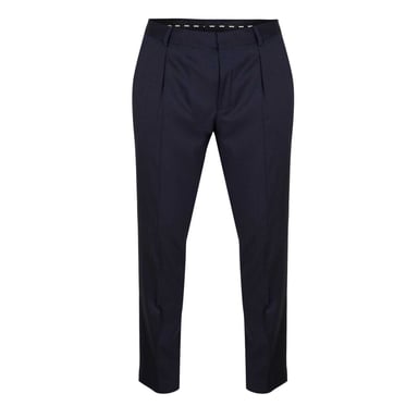 Boss Mens Straight Trousers (Dark Blue)