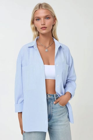 Striped regular Fit Long Sleeve Soft Shirt