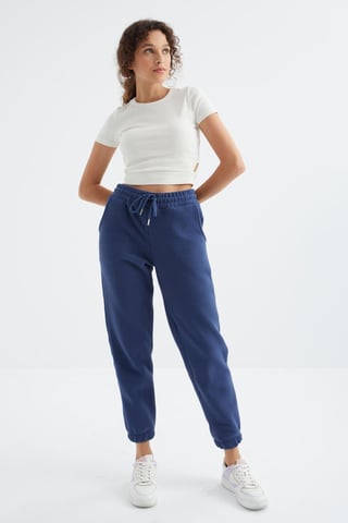 Kvinnors polyester joggerbyxor