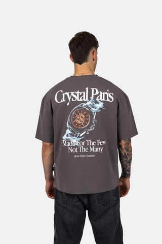 Crystal Paris Oversized T-Shirt Time