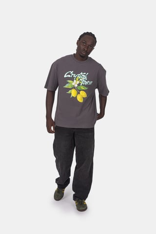 Crystal Paris Oversized T-Shirt Lemon