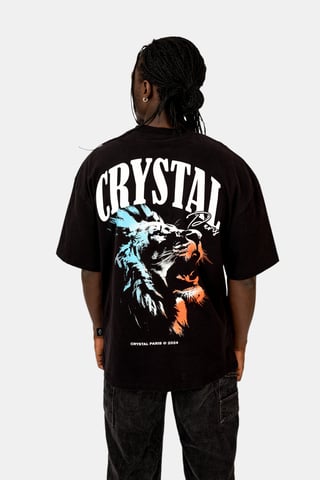 Crystal Paris Oversized  T-Shirt Raw