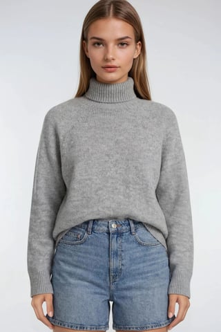 Knit Half Turtleneck Sweater
