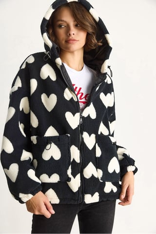 Textured Puffers Down Coat with Faux Fur Collar